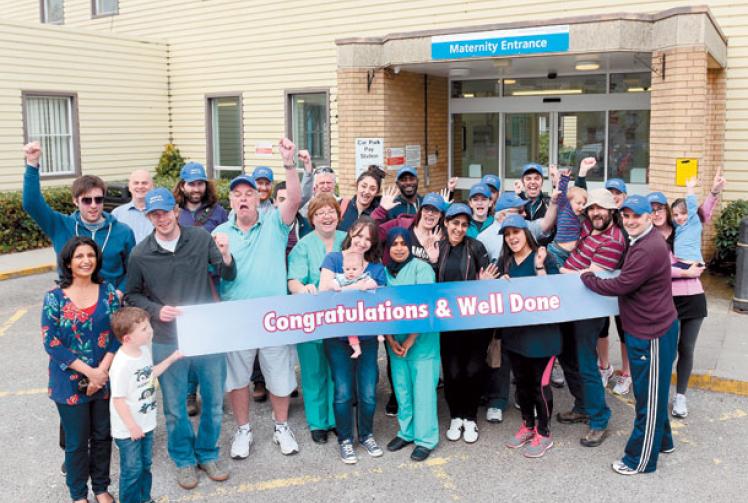 Couple thank Wexham Park Hospital staff for saving baby girl by raising &pound;6,000 with charity walk