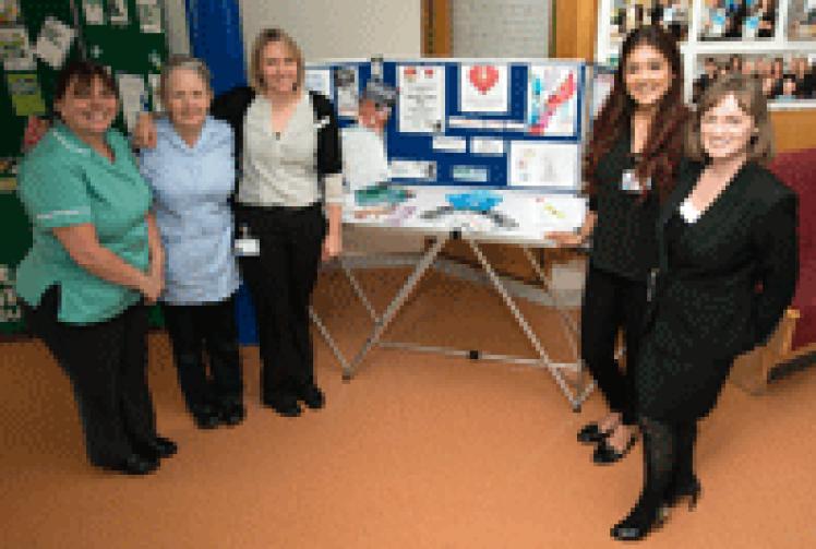 Staff at Wexham Park Hospital celebrate World Voice Day