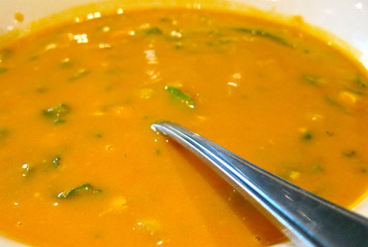 Glowing butternut squash soup recipe