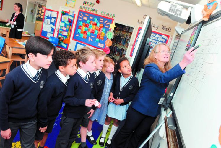 Holy Trinity school in Cookham hosts maths problem solving day