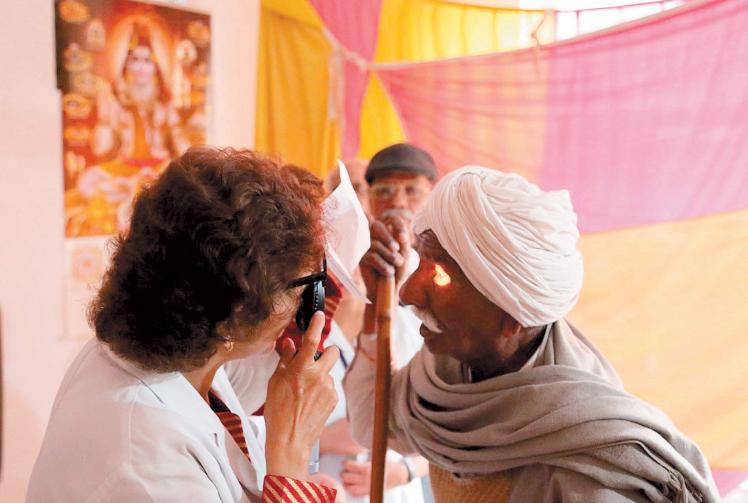 Rotary Club of Slough provides eye care to more than 400 people in