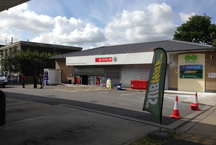 Petrol station sealed off after break-in