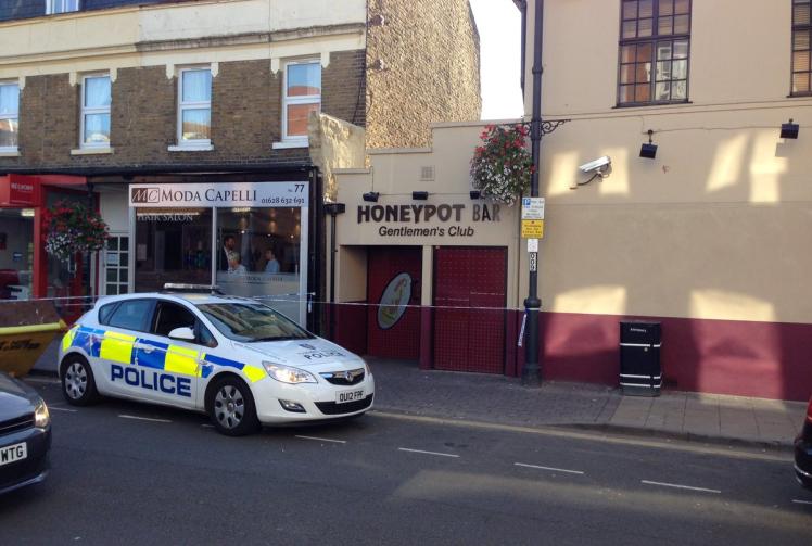 Two men suffer serious injuries and Honeypot taped off by police after