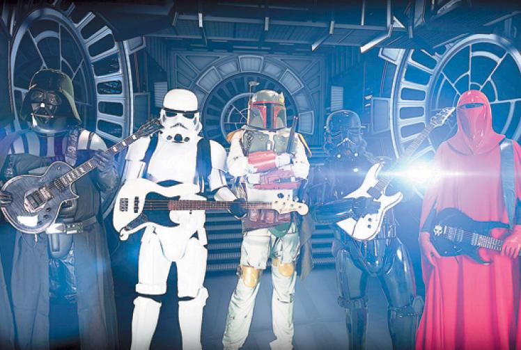 The dark side displays the lighter side of heavy metal
