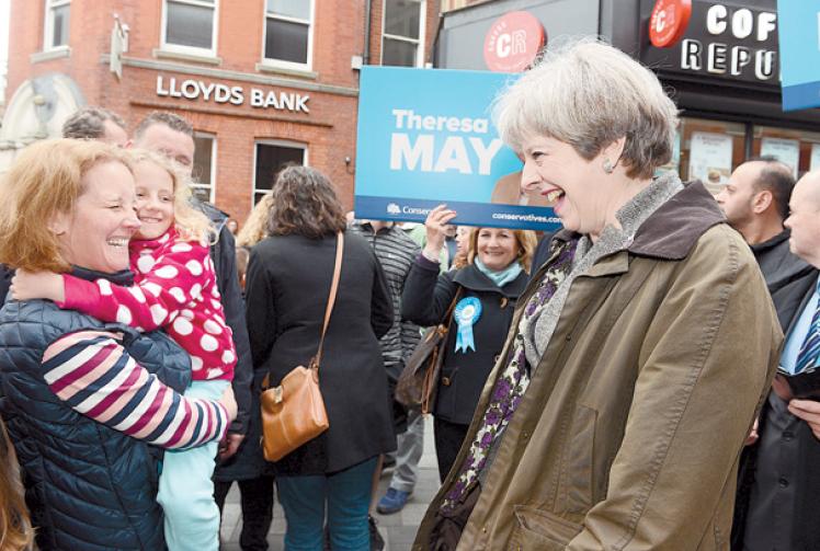 Prime Minister launches Maidenhead election campaign in the High Street