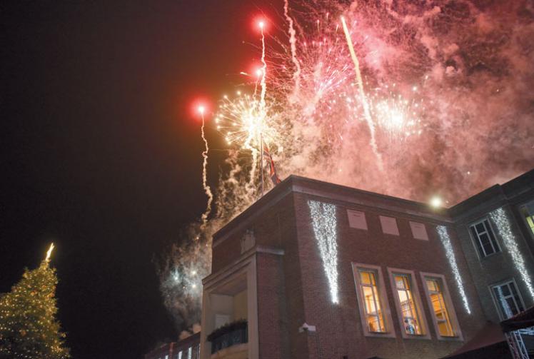 When is the Maidenhead Christmas lights switch-on?