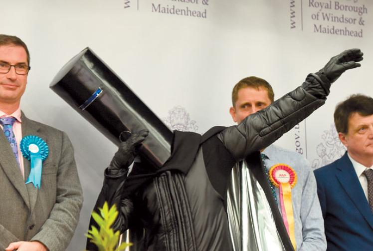 Count Binface (2017 Lord Bucketface) will be standing against Boris Johnson in general election 