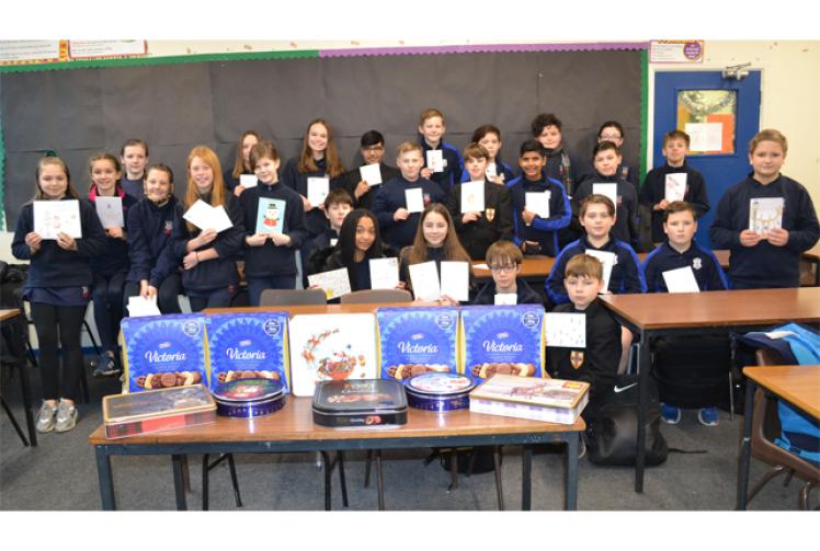 Ascot pupils rally round to spread Christmas cheer to Maidenhead care home