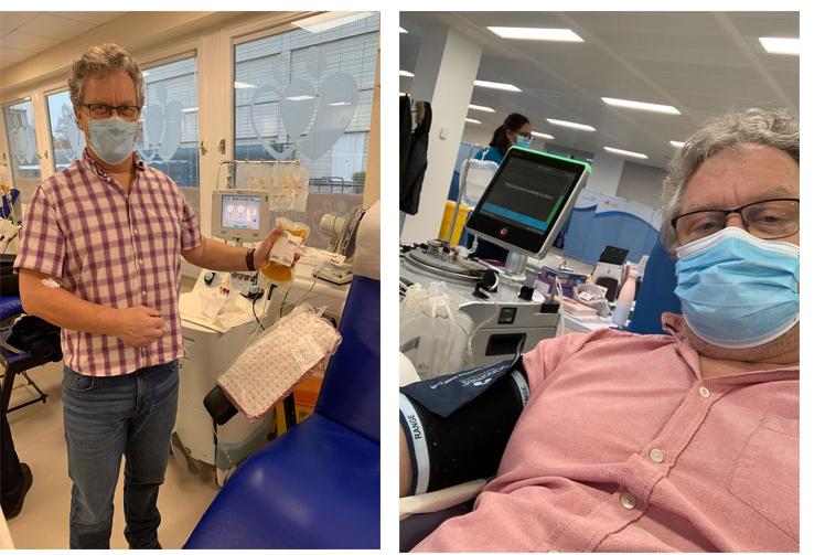 Windsor man becomes highest NHS blood plasma donor in South East