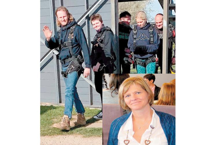 Family of late Maidenhead swimming teacher complete skydive in her memory