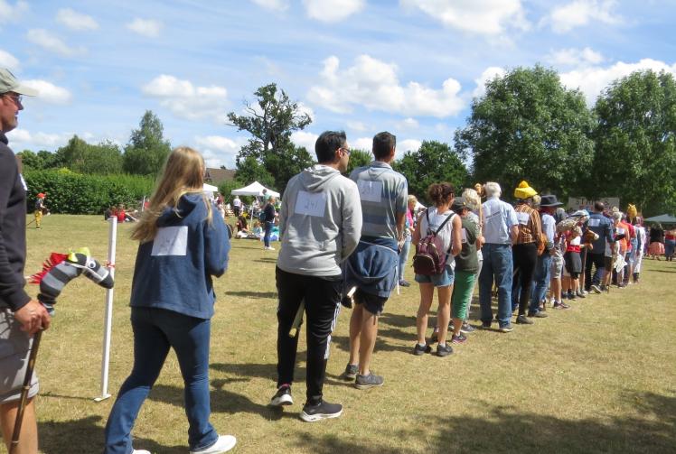 Hurst's Hobby Horse World Record Attempt captured by Sue Corcoran  