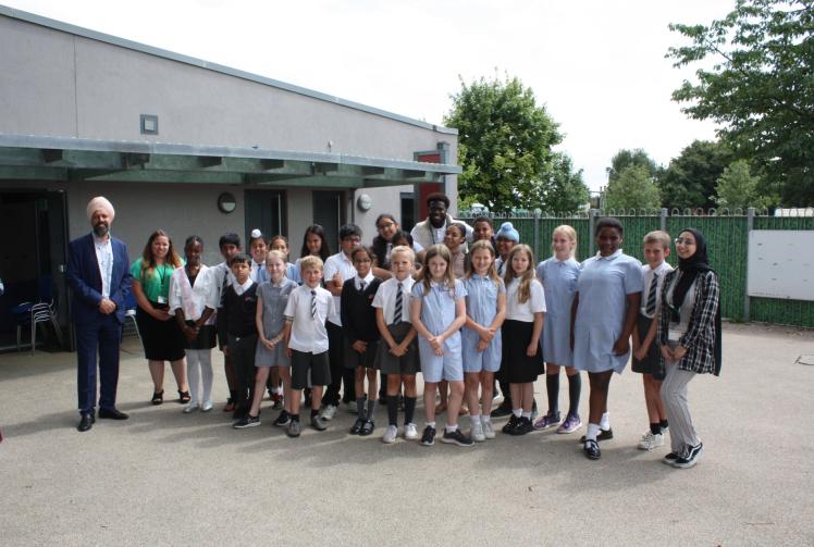 Slough MP Tan Dhesi welcomed to Langley Heritage event  