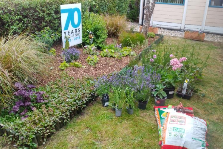Wexham Park Hospital garden spruced up by volunteer
