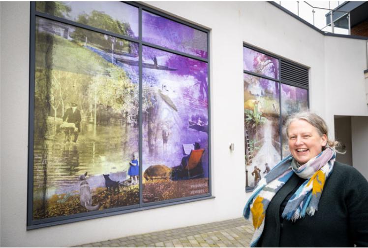 Glass artwork celebrating Maidenhead unveiled in Waterside Quarter