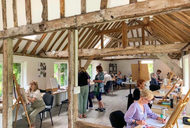 Creative open day at Knowl Hill's Micklems Farm Maidenhead