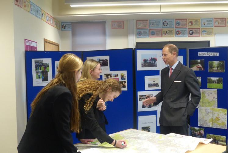 Royal visitor inaugurates new building at Windsor Girls' School