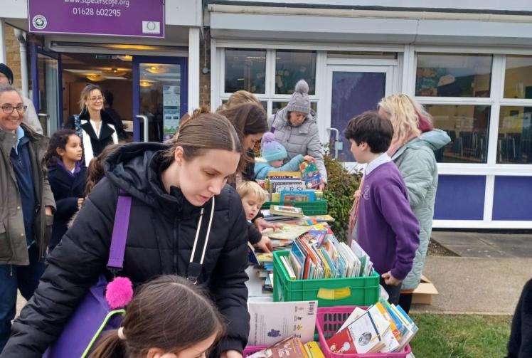 African orphanage helped through Burnham school book sale 