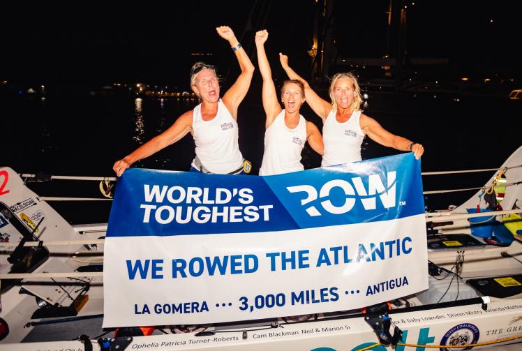 Windsor trio 'push limits' to complete World's Toughest Row across the Atlantic Ocean