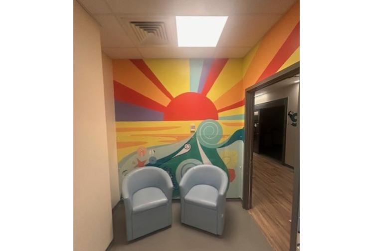 New look for teen waiting room at Slough hospital 