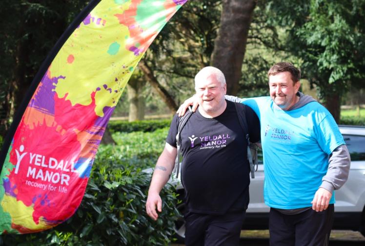 Former addicts 'walk for recovery' in 79-mile trek for Yeldall Manor 