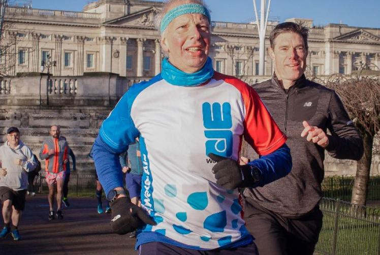 Lord Leigh of Hurley raises £54,000 for WaterAid with latest run