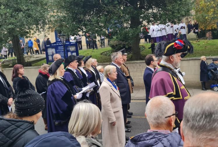 Crowds gather for Remembrance Sunday ceremony in Windsor Photo 1 of 1