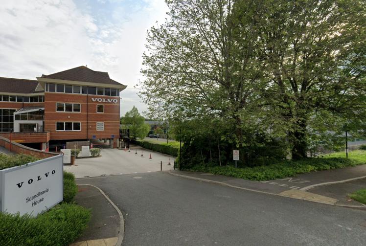 Scandinavia House in Norreys Drive. Volvo HQ.