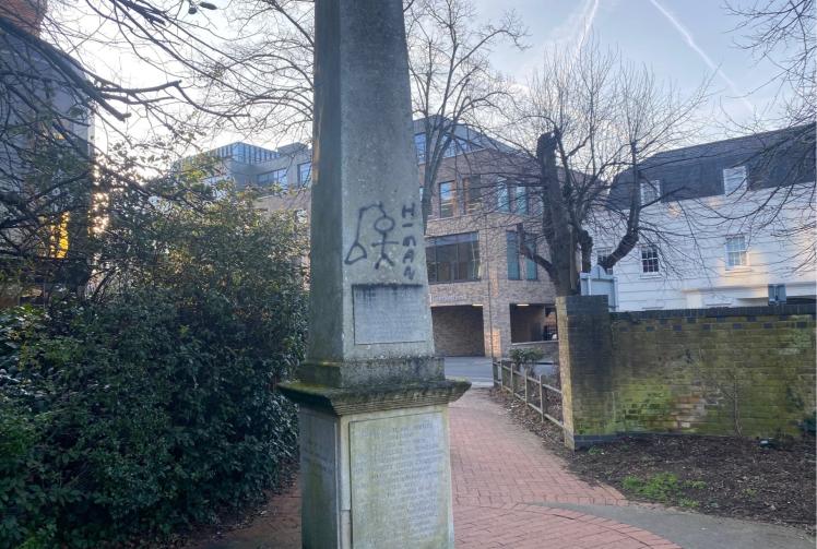 Council vows to clear up historic Windsor monument defaced by graffiti 