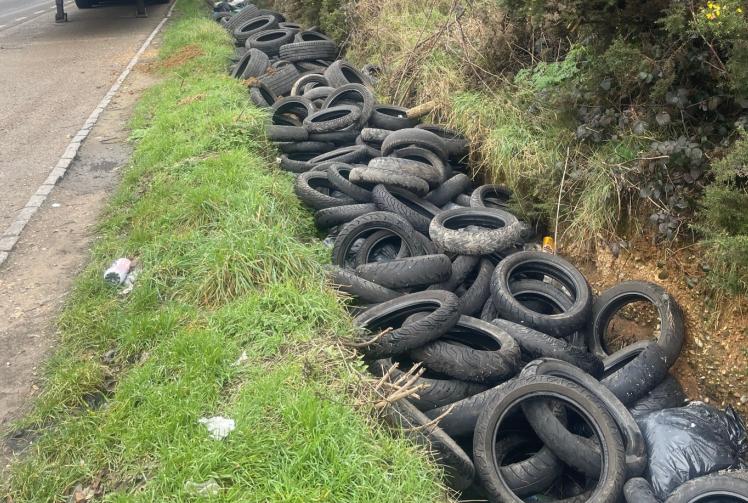 Fly-tipper who dumped 150 tyres in South Bucks lay-by sentenced in court