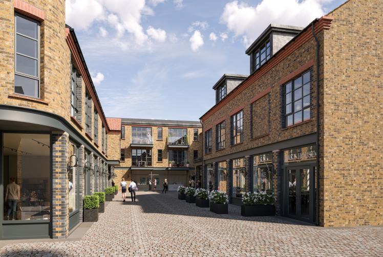 A CGI image of the proposed Trinity Yard redevelopment.