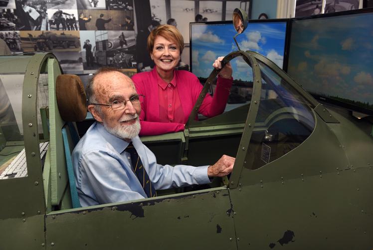 Anne Diamond visits Maidenhead Heritage Centre for new VE Day documentary