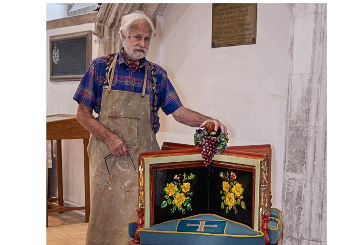 89-year-old master craftsman finds new life for historic church pews removed in major renovation