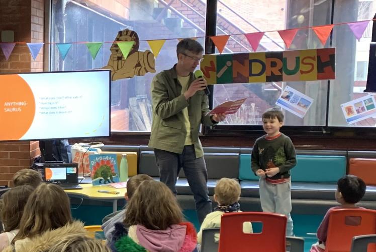 Children’s poet Simon Mole becomes Big Read patron