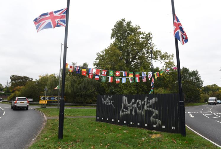 New anti-hate group praises the ‘message’ behind international flags in Maidenhead