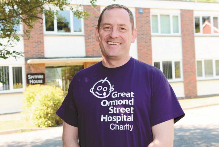 Twyford managing director walks 288 miles for Great Ormond Street