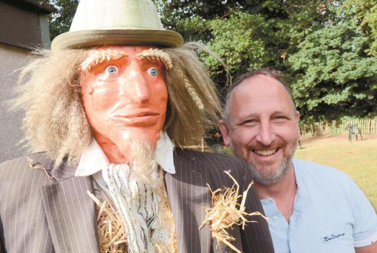 Scarecrow which was mistaken for dead body among village show entries