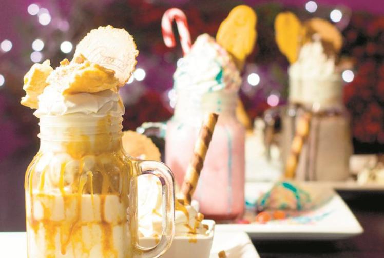 Enjoy delicious Festive Freakshakes at Creams