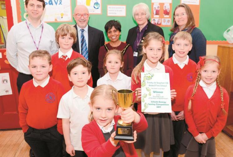 Trinity St Stephen First School crowned energy-saving champions