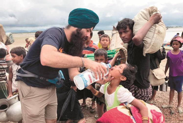 Khalsa Aid volunteers helping Rohingya refugees in Bangladesh Photo 1 of 1 Maidenhead Advertiser