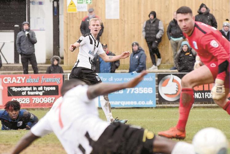 Lethargic looking Maidenhead United are beaten at home by struggling Barrow AFC