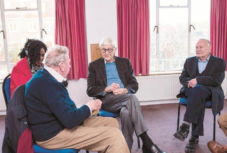 Men's Matters group pays emotional visit to Bletchley Park