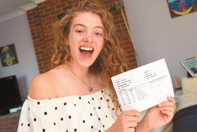 Outstanding A-level results for YouTube star UnJaded Jade