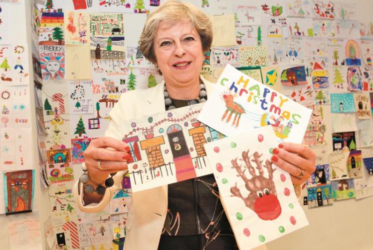 Theresa May launches annual Christmas card competition