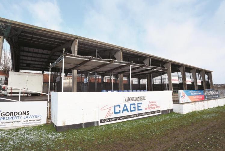 Maidenhead United seeking to build new stand at home ground