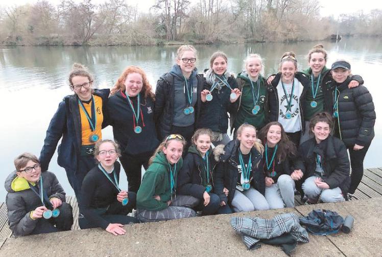 Maidenhead Rowing Club chalk up seven wins at Weybridge Winter Head