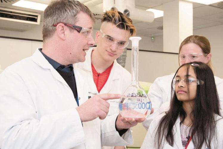 BCA students take tour of water laboratory