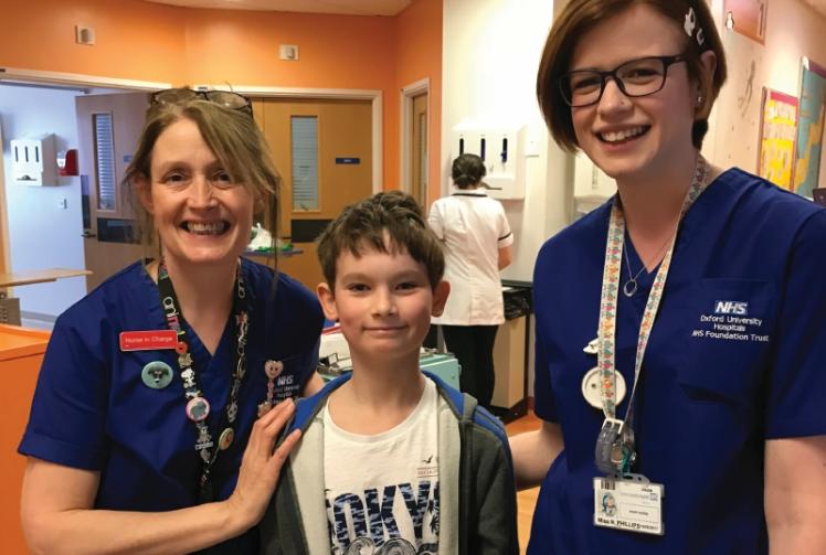 Wooburn Green youngster raises thousands for John Radcliffe Hospital after having brain tumour 'size of tomato' removed