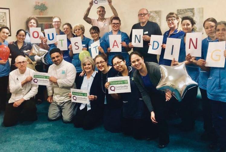 Care Quality Commission (CQC) rates St Mark's Care Home 'Outstanding