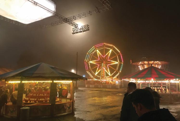 Rocketman biopic filmed at Bray Studios features Carters Steam Fair 