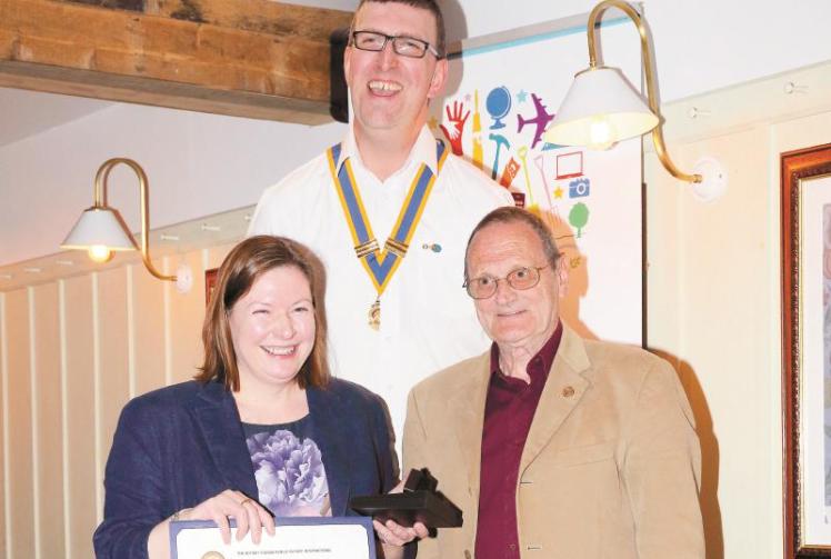 Maidenhead rotarian awarded Paul Harris Fellow prize